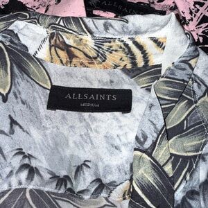 All Saints Multicolor Casual Button Down Shirt